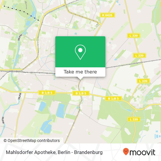 Mahlsdorfer Apotheke map