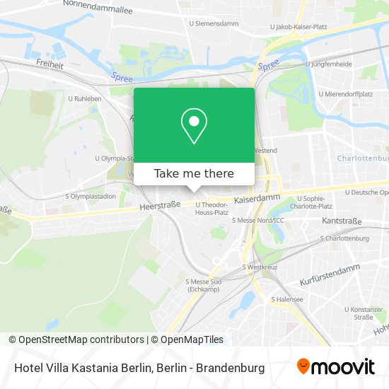 Hotel Villa Kastania Berlin map