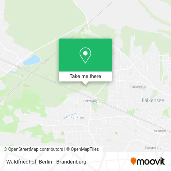Карта Waldfriedhof