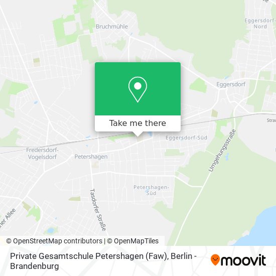 Карта Private Gesamtschule Petershagen (Faw)