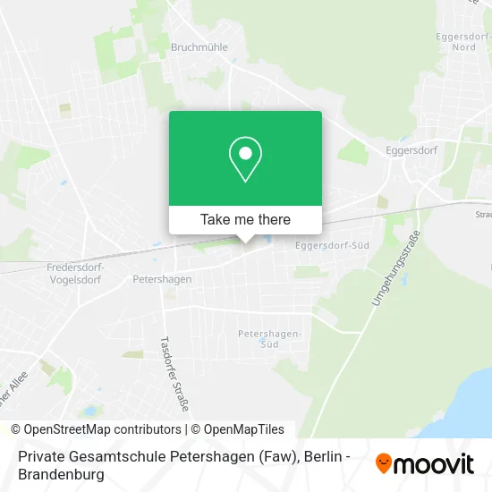 Карта Private Gesamtschule Petershagen (Faw)