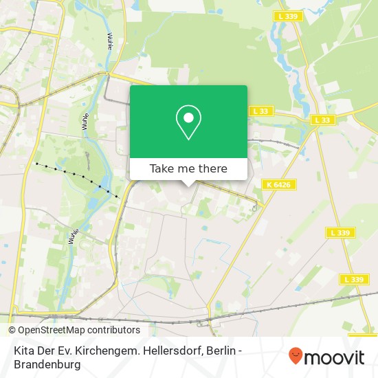 Карта Kita Der Ev. Kirchengem. Hellersdorf