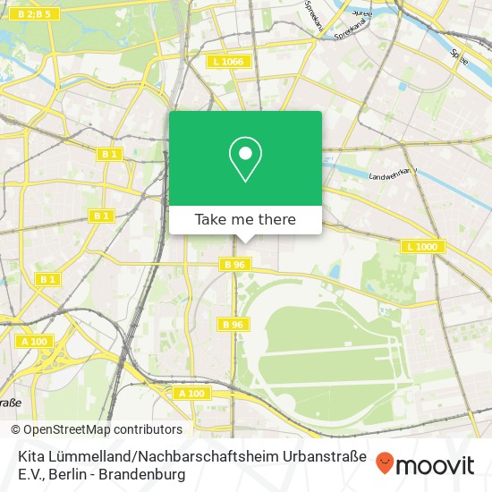 Kita Lümmelland / Nachbarschaftsheim Urbanstraße E.V. map