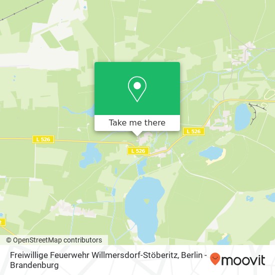 Freiwillige Feuerwehr Willmersdorf-Stöberitz map