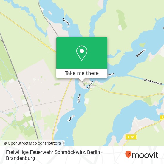 Freiwillige Feuerwehr Schmöckwitz map