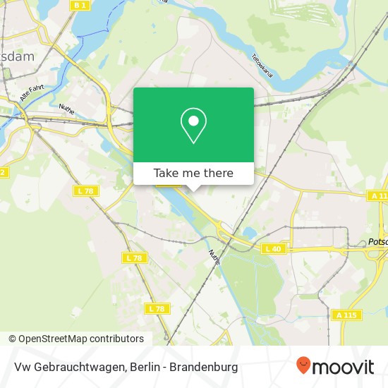 Vw Gebrauchtwagen map