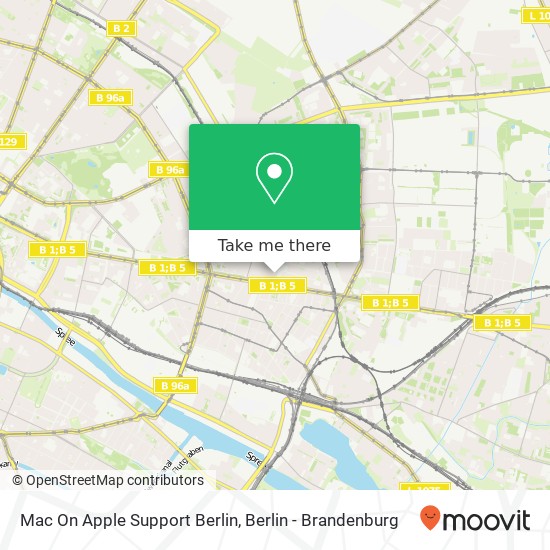 Mac On Apple Support Berlin map