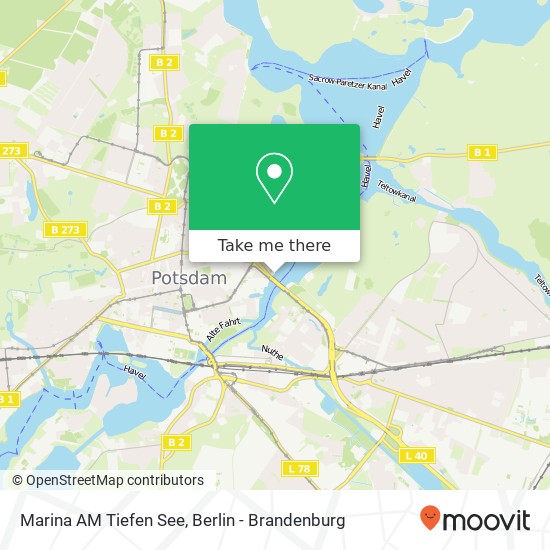 Карта Marina AM Tiefen See