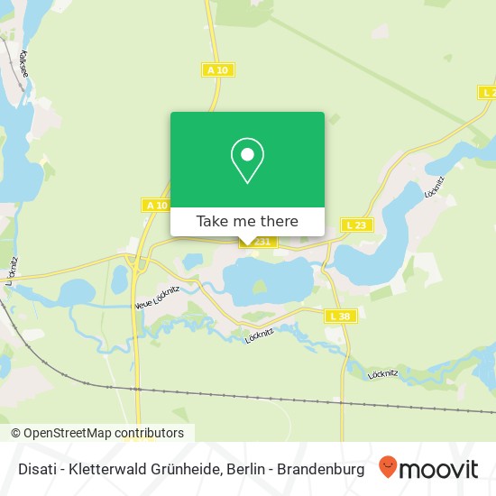 Disati - Kletterwald Grünheide map