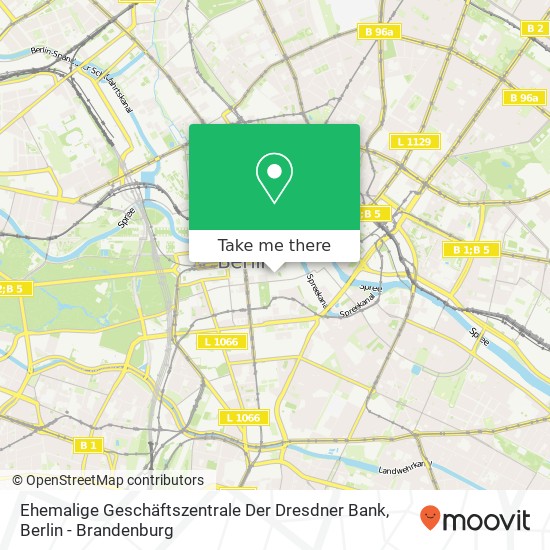 Ehemalige Geschäftszentrale Der Dresdner Bank map