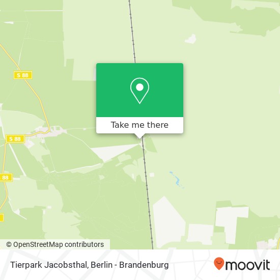 Tierpark Jacobsthal map