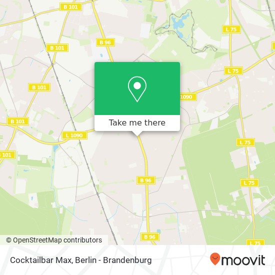 Cocktailbar Max map