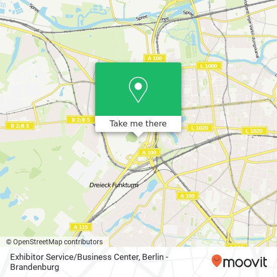 Exhibitor Service / Business Center map