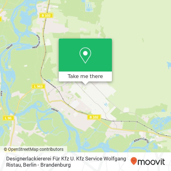 Designerlackiererei Für Kfz U. Kfz Service Wolfgang Ristau map