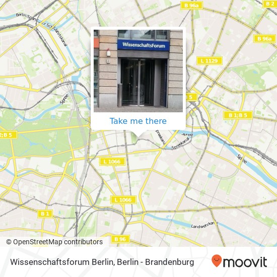 Карта Wissenschaftsforum Berlin