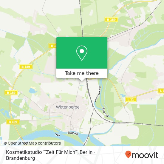 Kosmetikstudio ""Zeit Für Mich"" map