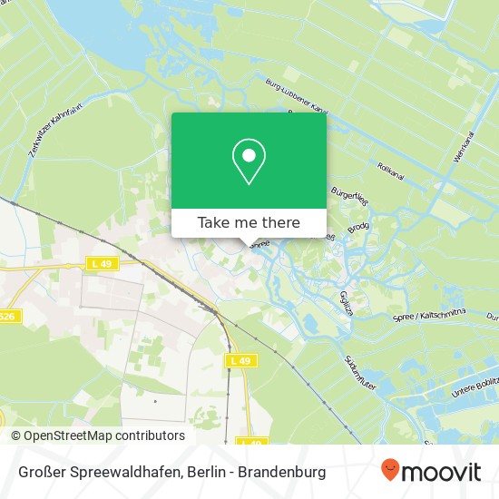 Großer Spreewaldhafen map
