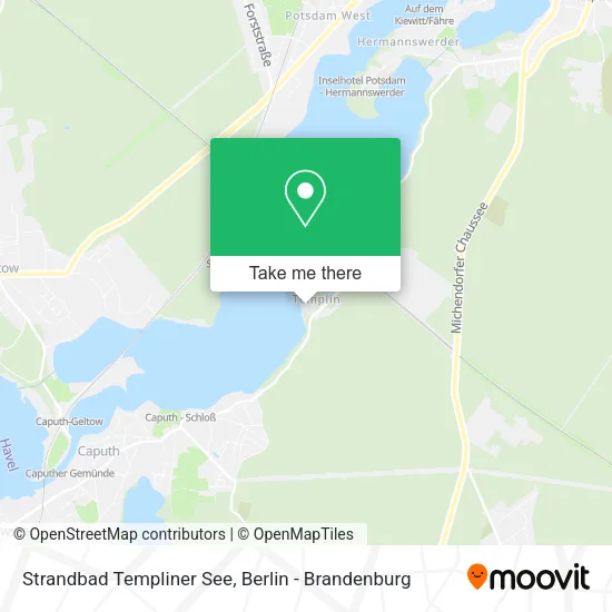 Карта Strandbad Templiner See