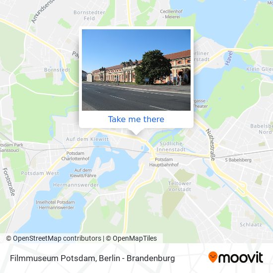 Карта Filmmuseum Potsdam
