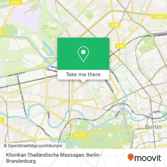 Карта Khonkan Thailändische Massagen
