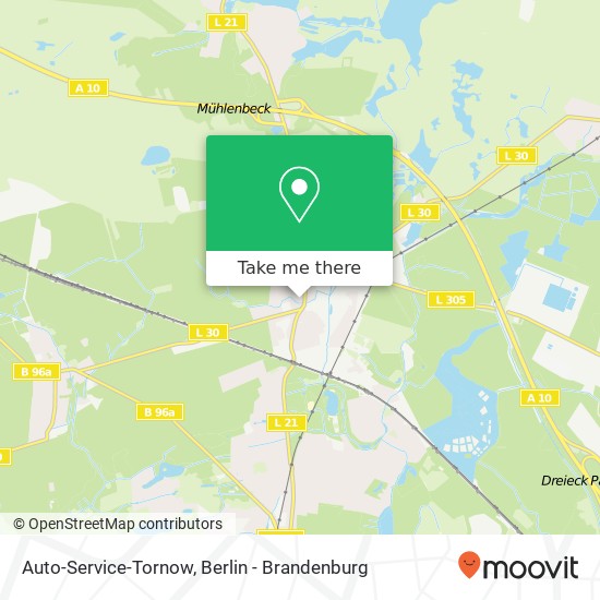 Auto-Service-Tornow map