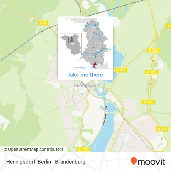 Hennigsdorf map