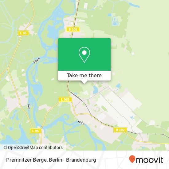 Premnitzer Berge map