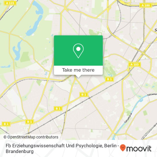 Fb Erziehungswissenschaft Und Psychologie map