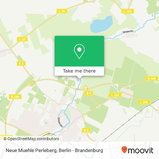 Карта Neue Muehle Perleberg