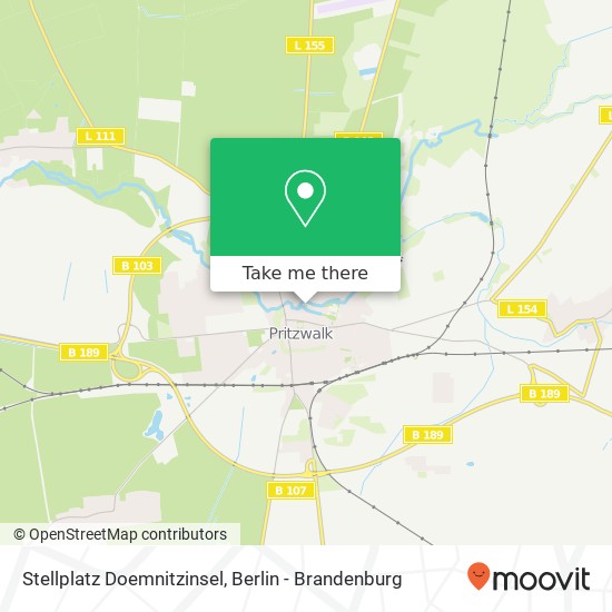 Stellplatz Doemnitzinsel map