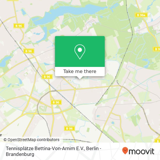 Tennisplätze Bettina-Von-Arnim E.V. map