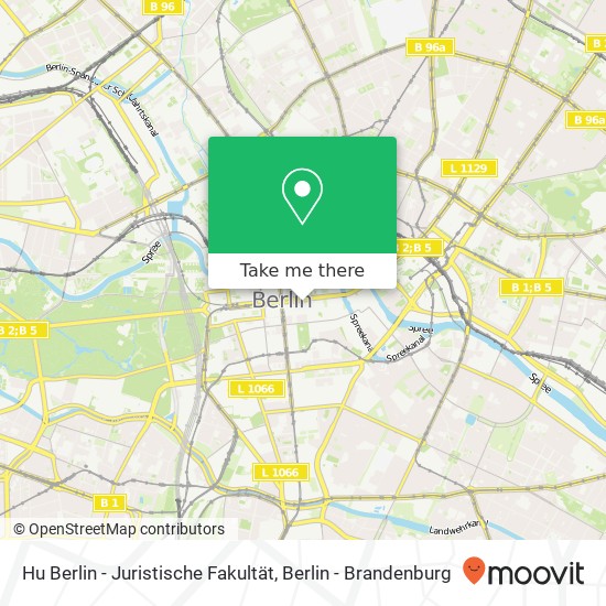 Hu Berlin - Juristische Fakultät map