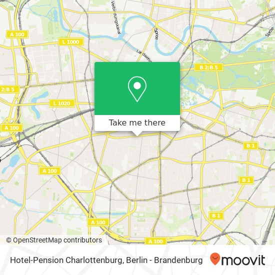 Hotel-Pension Charlottenburg map