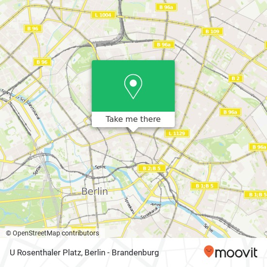 U Rosenthaler Platz map