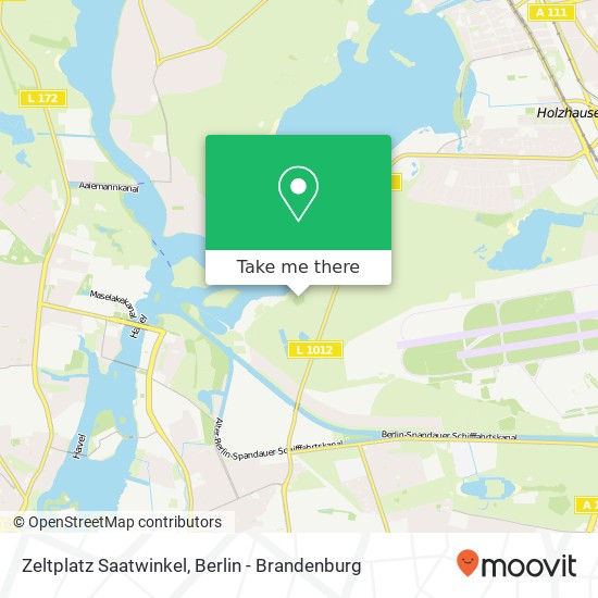 Zeltplatz Saatwinkel map