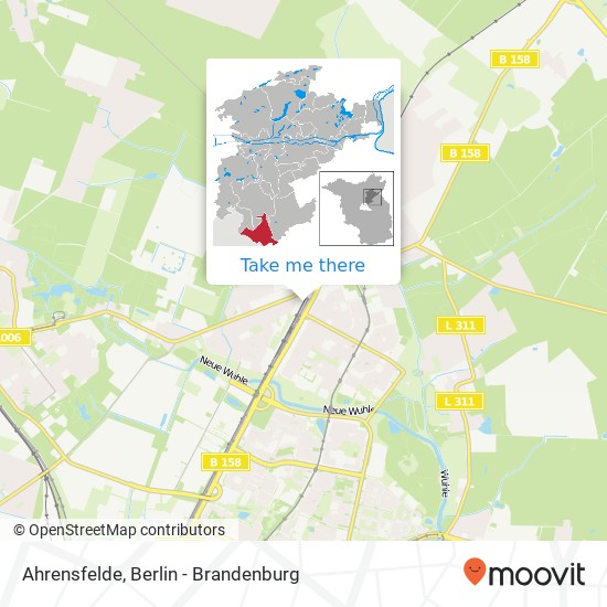 Ahrensfelde map