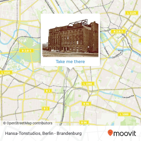 Hansa-Tonstudios map