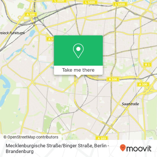 Mecklenburgische Straße / Binger Straße map