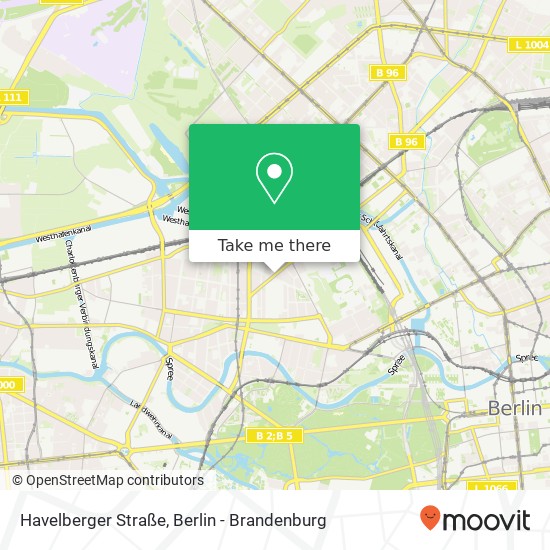 Havelberger Straße map