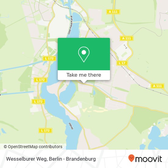 Wesselburer Weg map