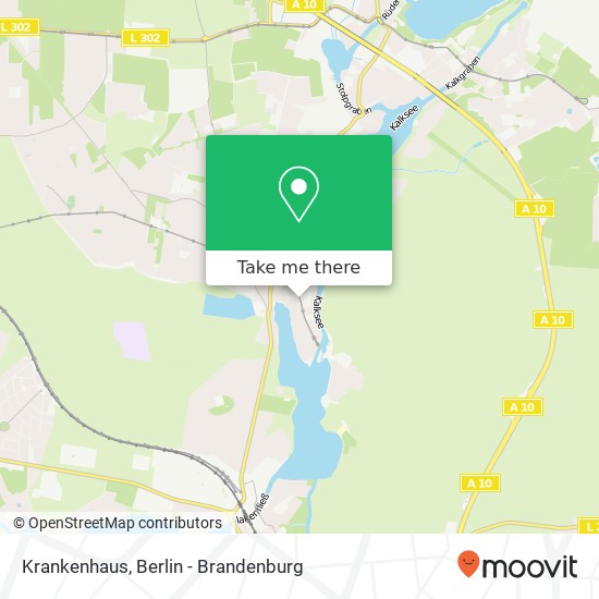 Krankenhaus map