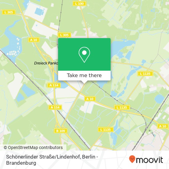 Schönerlinder Straße/Lindenhof map