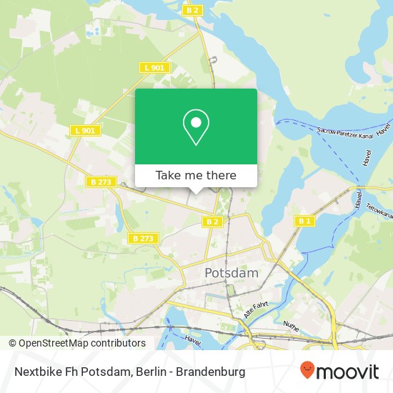 Карта Nextbike Fh Potsdam