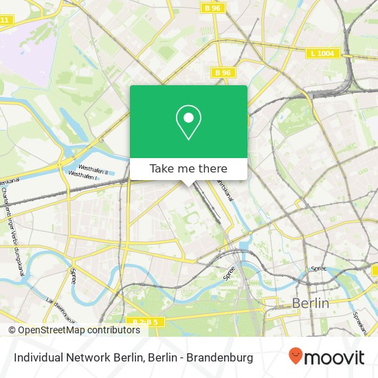 Карта Individual Network Berlin