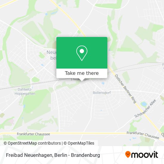 Freibad Neuenhagen map