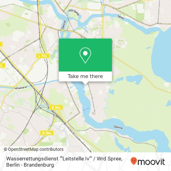 Wasserrettungsdienst ""Leitstelle Iv"" / Wrd Spree map