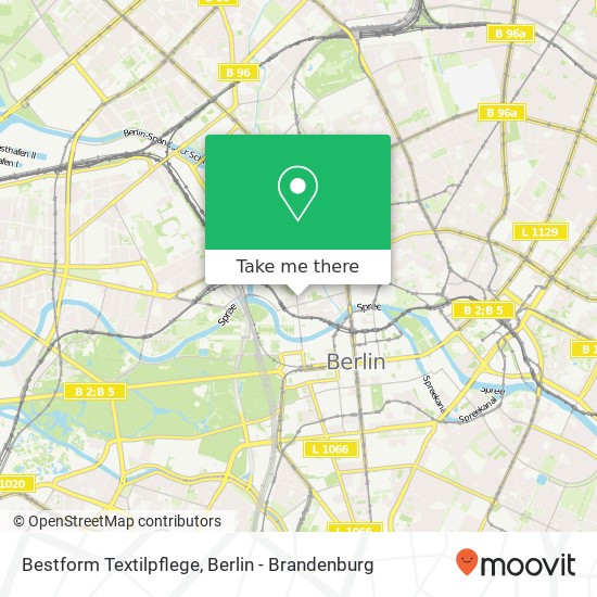 Bestform Textilpflege map