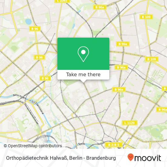 Карта Orthopädietechnik Halwaß