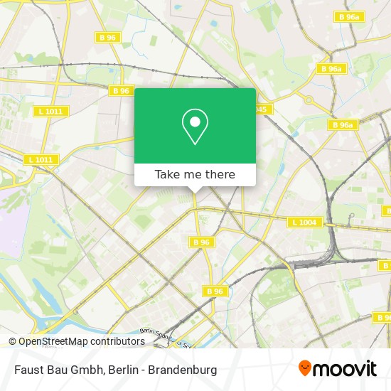 Faust Bau Gmbh map