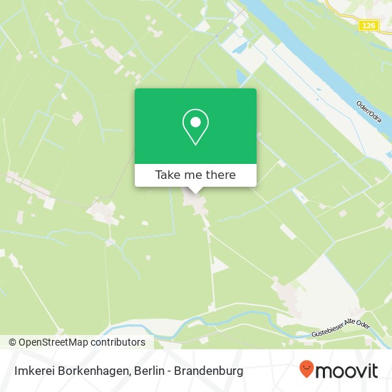 Imkerei Borkenhagen map